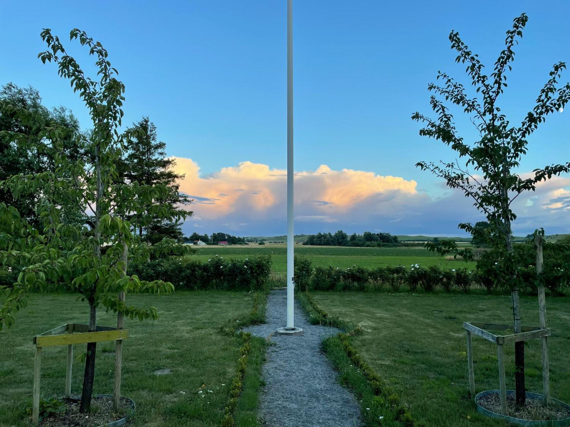 Droemhus Pa Oesterlen Glemminge Buitenkant foto